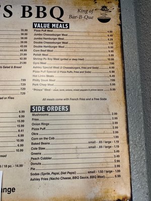 Menu photo 2 Ashley's Bar-B-Que Milwaukee, WI
