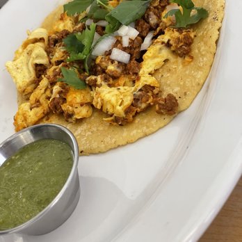 Boomtown Coffee - Chorizo and Egg taco - Cafes Near Me - Houston, Texas Boomtown Coffee - Chorizo and Egg taco - Cafes Near Me - Houston, Texas