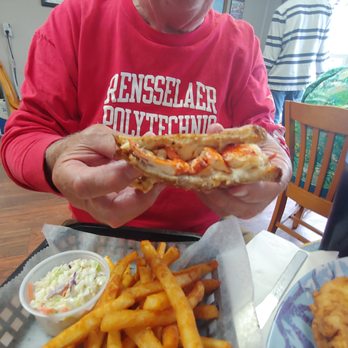 Eagles Nest Restaurant - Lobster grilled cheese. - Seafood Near Me - Brewer, Maine Eagles Nest Restaurant - Lobster grilled cheese. - Seafood Near Me - Brewer, Maine