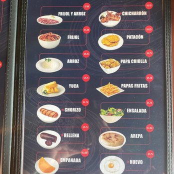 Los Parceros - Menu page 6 - Colombian Near Me - Aurora, Colorado