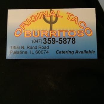 Original Tacos - Drop by or give em a ring! - Mexican Near Me - Palatine, Illinois