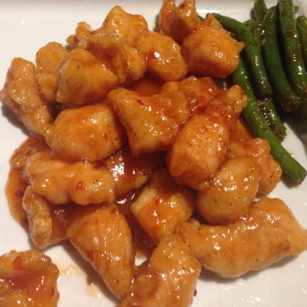 Red Ginger - Red Ginger Spicy Chicken - VG!!!!! Right amount of spice, all white meat, lightly fried, no fillers. Well done! - Chinese Near Me - Melbourne, Florida Red Ginger - Red Ginger Spicy Chicken - VG!!!!! Right amount of spice, all white meat, lightly fried, no fillers. Well done! - Chinese Near Me - Melbourne, Florida