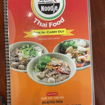 Ras Noodle - Menu - Thai Near Me - Los Angeles, California