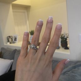 French tip - acrylic full set
