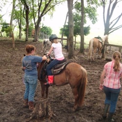 The Flying G Ranch - helping my daughter get started!