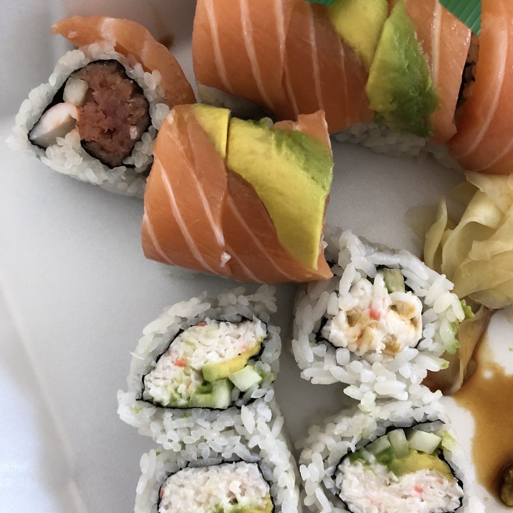 Kiku Sushi - F11. Monrovia Roll and 4pc 1. California Roll - Japanese Near Me - Monrovia, California Kiku Sushi - F11. Monrovia Roll and 4pc 1. California Roll - Japanese Near Me - Monrovia, California