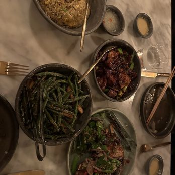 The Monkey King - XO Crab Fried Rice - Double Garlic Eggplant - Wok-Fried String Beans - Cumin Lamb Ribs - Chinese Near Me - Brooklyn, New York The Monkey King - XO Crab Fried Rice - Double Garlic Eggplant - Wok-Fried String Beans - Cumin Lamb Ribs - Chinese Near Me - Brooklyn, New York