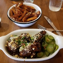 Camp Cookhouse And General Store - Spare ribs, fries, and Smoky ranch