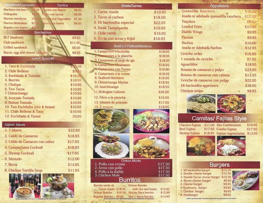 Menu photo 1 MI HACIENDITA MABTON, WA