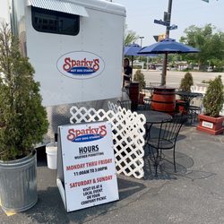 Sparkie's Hotdogs - Food Truck with a patio seating area