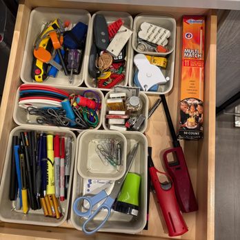Gretchen Johnsrud - A "junk" drawer doesn't have to be junky. - Home Organization Near Me Gretchen Johnsrud - A "junk" drawer doesn't have to be junky. - Home Organization Near Me