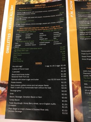Menu photo 5 The Eye Opener Akron, OH