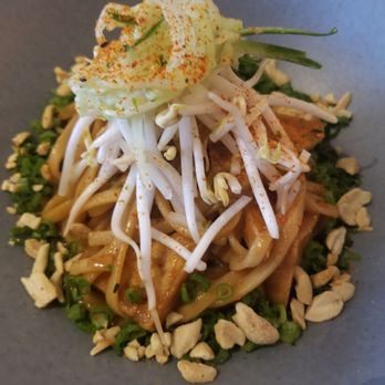 The Peached Tortilla - Fried tofu Dan Dan noodles - incredible - Asian Fusion Near Me - Austin, Texas The Peached Tortilla - Fried tofu Dan Dan noodles - incredible - Asian Fusion Near Me - Austin, Texas