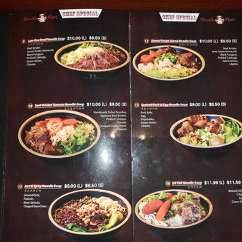 The Noodle Man - Menu - Noodles Near Me - Las Vegas, Nevada