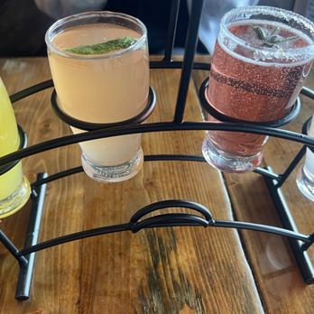 Backwater - Mimosa Flight (Orginal, Watermelon Mint, Cranberry Rosemary and Strawberry Lemonade) - Breakfast & Brunch Near Me - Melbourne, Florida