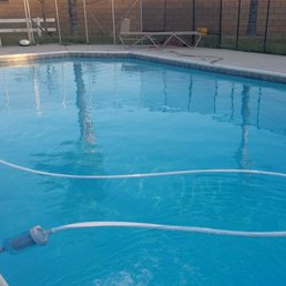 Our pool is always sparkling clean!