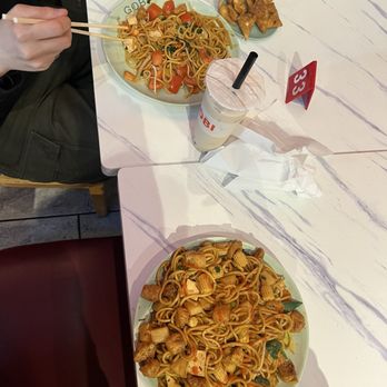 Gobi Mongolian Bbq - My food and my friend's food! - Mongolian Near Me - Santa Cruz, California