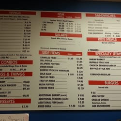 Wings and A Prayer 2 - Menu