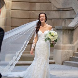wedding gown pressing