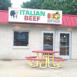Front of Boz's Hot Dogs Front of Boz's Hot Dogs