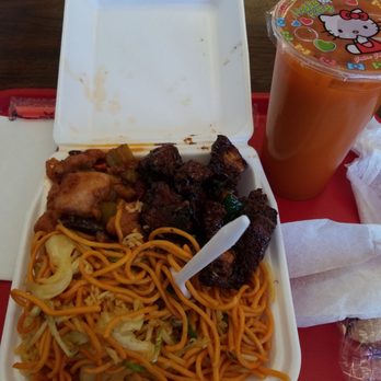 Little Beijing - Chow mein on POINT! rice is perfect, not hard not smooshed. BBQ ribs omegee, mouth watering!!! Kung Paolo chicken tender and so good - Chinese Near Me - Los Angeles, California