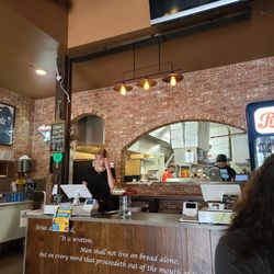 Frank's Pizza Joint - I had the chipotle wrap it was delectable. Savory, great! I highly recommend it.