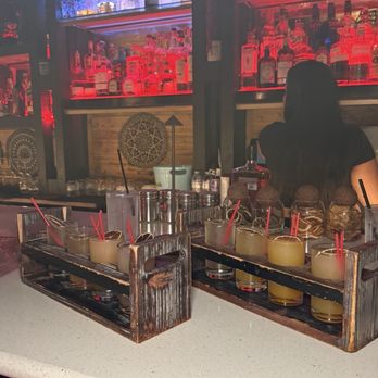 Fat Taco Hoboken - The margarita flight - Cocktail Bars Near Me - Hoboken, New Jersey