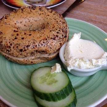 Bagels & Beans - Everything bagel with plain cream cheese - Coffee & Tea Near Me - Amsterdam, New Hampshire Bagels & Beans - Everything bagel with plain cream cheese - Coffee & Tea Near Me - Amsterdam, New Hampshire