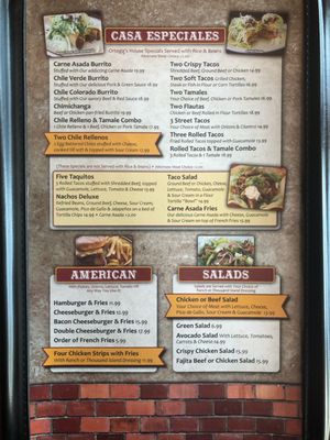Menu photo 3 Ortega's Restaurant Palo Cedro, CA Menu photo 3 Ortega's Restaurant Palo Cedro, CA