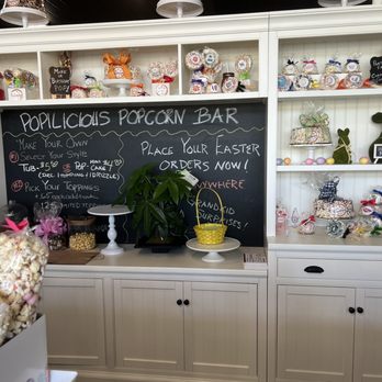 Popilicious Popcorn - a display of popilicious popcorn bar - Popcorn Shops Near Me - Pompano Beach, Florida