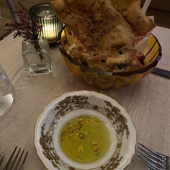 Amarena - Focaccia Bread & Olive Oil - Italian Near Me - New York, New York
