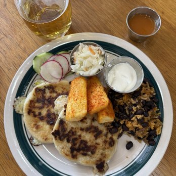 Gobble This - Pupusa plate - Salvadoran Near Me - Albuquerque, New Mexico