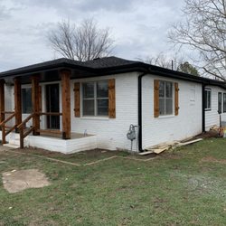 Rain Solutions Guttering & Roofing - Installed new Black Shingle roof and 5" black seamless gutters