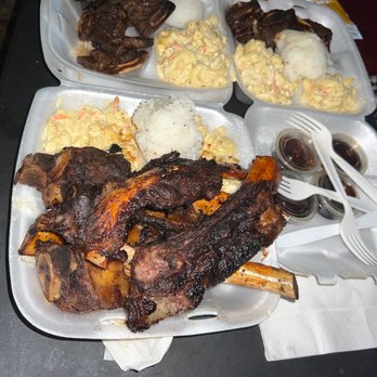 Matiki Island BBQ - Sam's #1. Beef Rib Plate "Sam's Plate" - Hawaiian Near Me - Anaheim, California