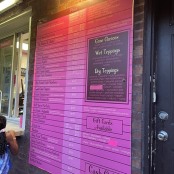 26th Street Sugar Shack - menu - Ice Cream & Frozen Yogurt Near Me - Chicago, Illinois