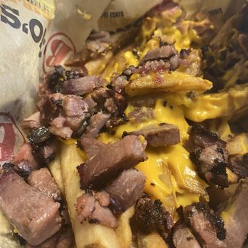 Bono’s Pit Bar-B-Q - Cheese Fries with brisket - Barbeque Near Me - Jacksonville, Florida Bono’s Pit Bar-B-Q - Cheese Fries with brisket - Barbeque Near Me - Jacksonville, Florida