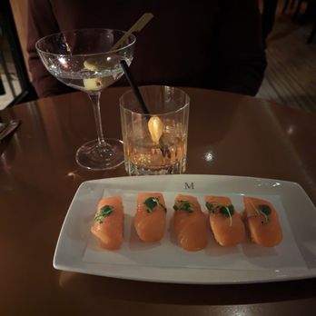 The Mark Restaurant - Martini, Old Fashioned, Crispy Salmon Sushi - French Near Me - New York, New York