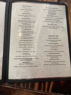 Menu photo 5 The Milton Lodge Milton, WA Menu photo 5 The Milton Lodge Milton, WA