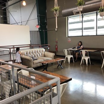 Caboose Commons - Sunset seating area - 3rd floor - Breweries Near Me - Fairfax, Virginia