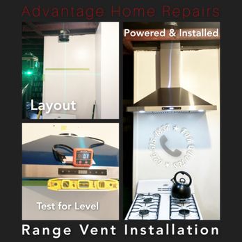 Advantage Home Repairs - Range Vent Installation, including New Outlet Installation. - Handyman Near Me Advantage Home Repairs - Range Vent Installation, including New Outlet Installation. - Handyman Near Me