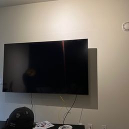 Really quick home tv mount job