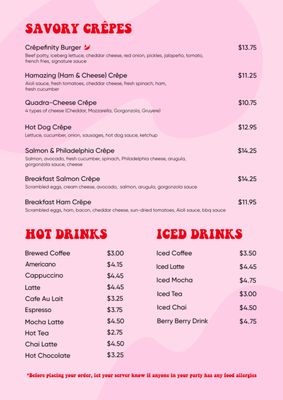 Menu photo 1 Crepes n’Capes Weymouth, MA Menu photo 1 Crepes n’Capes Weymouth, MA