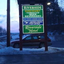 Riverside Grocery - The street sign from Rt. 9