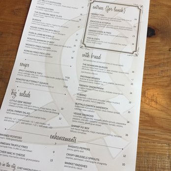The Dearborn - Menu - New American Near Me - Chicago, Illinois The Dearborn - Menu - New American Near Me - Chicago, Illinois