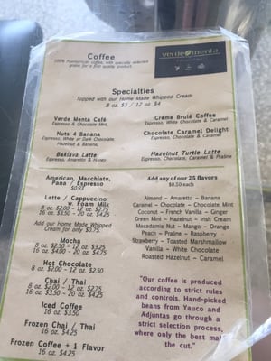 Menu photo 5 Verde Menta Cafe Isabela, PR Menu photo 5 Verde Menta Cafe Isabela, PR