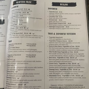 Neko Thai and Sushi Bar - Gluten free and Vegan menu - Thai Near Me - Pinehurst, North Carolina Neko Thai and Sushi Bar - Gluten free and Vegan menu - Thai Near Me - Pinehurst, North Carolina