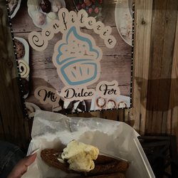 Confiteria Mi Dulce Fer - 5 churros with vanilla ice cream
