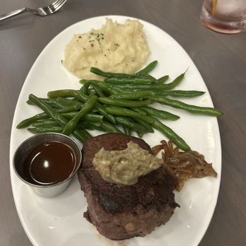 The Holland Restaurant - Filet. Looks fine on the outside. Raw on the inside. - Venues & Event Spaces Near Me - Mount Holly, North Carolina