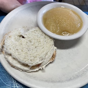 Schmucker's - Kids' PB&J with applesauce (apple juice and ice cream not pictured) - Diners Near Me - Toledo, Ohio