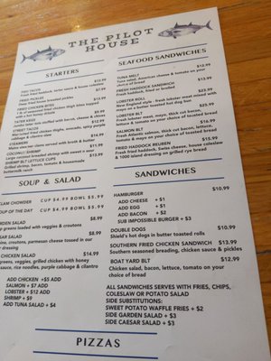 Menu photo 5 Pilot House Restaurant Kennebunk, ME
